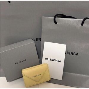 Balenciaga yellow Wallet